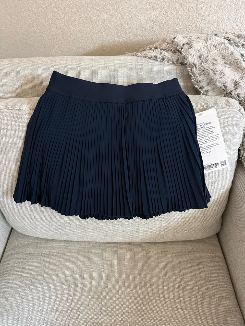 lululemon athletica Navy Tennis Skirt - Varsity HR Pleated